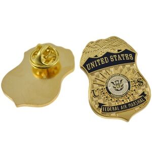 United States US Federal Air Marshal TSA New York Badge Pin